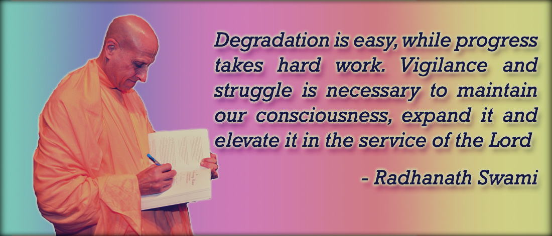 Radhanath Swami on Maintain our Consciousness