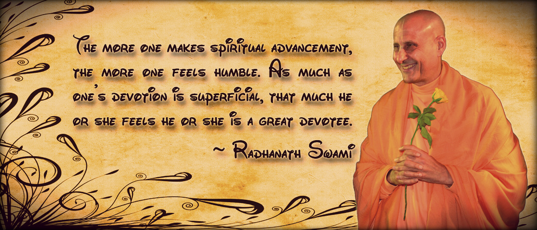 Radhanath Swami on Spiritual Advancement