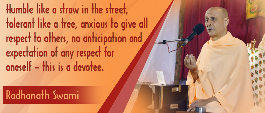 Radhanath Swami on Devotee