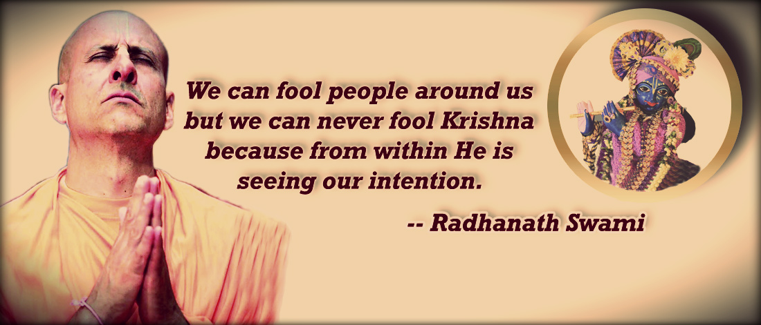 Radhanath Swami on Intention
