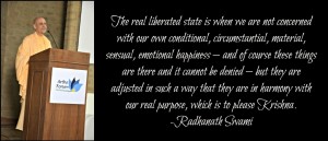 Radhanath Swami on liberation