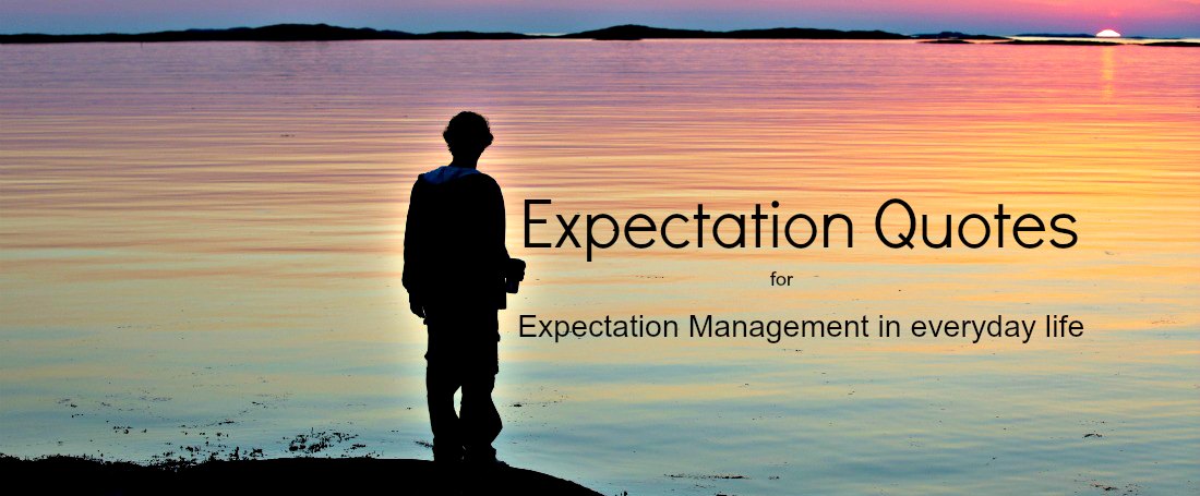 Expectation quotes