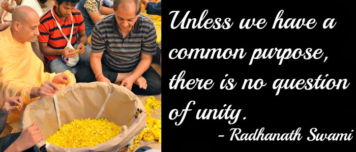 Radhanath Swami on Unity